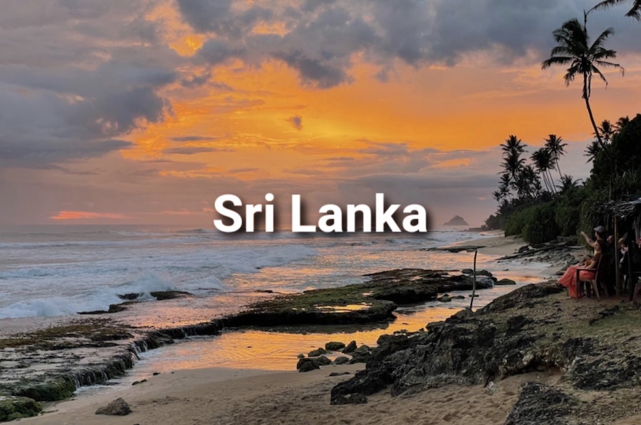 button-with-words-sri-lanka-in-white-over-a-beautiful-sunset